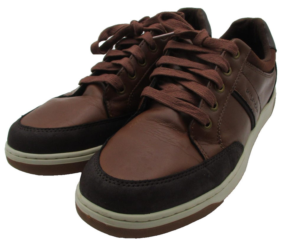 Tommy Hilfiger Shoes Mens Size 11 Brown Casual Low Top Sneakers TMSPARKS-SS